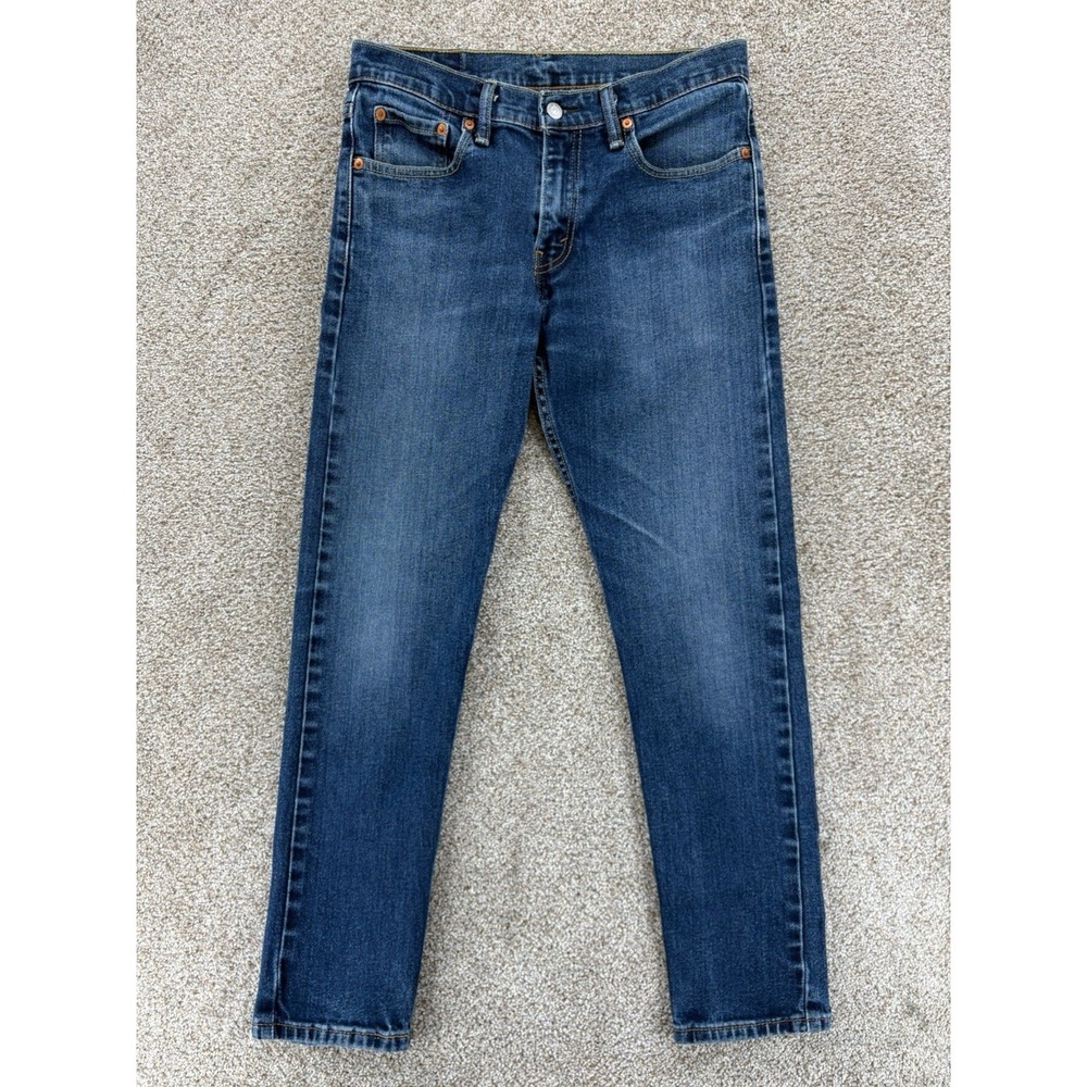 Levi's 512 Slim Taper Jeans Mens 30x30 (Fits 30x27) Blue Medium Wash Stretch
